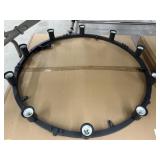 8 Socket Wagon Wheel Chandelier