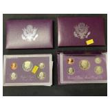 4 U.S. Proof Sets