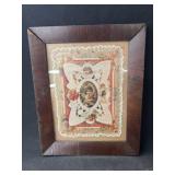 Framed Victorian Valentine