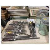 Wooden Utensils w/ Canning Jars