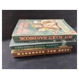 3 Vintage Boy Scout Paperback Handbooks