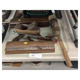 Vintage Molding Planes w/ Hand Drill