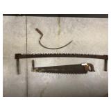 Vintage Saws w/ Scythe