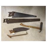 Ice & Hand Saws w/ Ice Axe