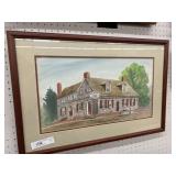 Original Watercolor "Plow Tavern"