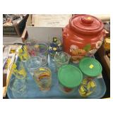 Tumblers w/ Paint Decorated Canister
