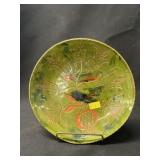 Breininger Pottery Tulip Decorated Plate