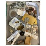 Various Coins, Medallions & Tokens