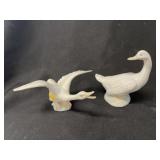 2 Lladro Porcelain Ducks
