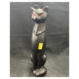 Vintage Halloween Black Cat Wax Candle