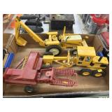 Diecast Construction Toys w/ Baler
