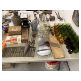 Forstner Bits, Agate Coffee Pot, Slaw Board, Etc.