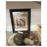 Framed Calendar w/ Flue Covers