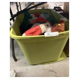 Storage Tote w/ Christmas Decor