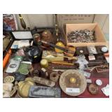 Andirons, Jugs, Match Packs, etc.
