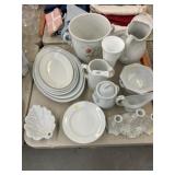 Ironstone Platters, Pitchers, Etc.