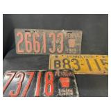 1919 6-Digit, 1919 5-Digit, 1928 6-Digit Plate