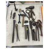 Primitive Tools, Nippers, Wrenches, Etc.