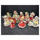 11 Ceramic Vintage Christmas Angels