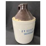 Stoneware 2 Qt. Advertising Crock