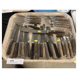 Grouping of Wood Handled Utensils