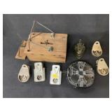 9 Various Vintage Mouse Traps