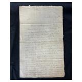 1781 Lancaster, PA Letter Signed by William Atlee