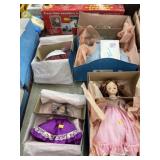 4 Madame Alexander Dolls