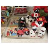 Figural Form Shakers, Bobblehead & Books