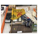 Slaw Board, Tape Recorder, & Collectibles