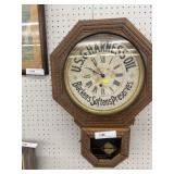 Vintage Advertising Clock U. S. G. Harness Oil