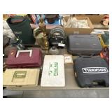 Cordless Drill, First Aid Kit, Lantern & Etc