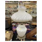 Milk Glass Table Light