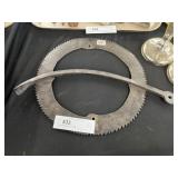Primitive Wrought Iron Winder