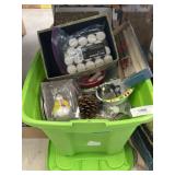 Plastic Tote of Seasonal Items