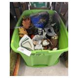 Plastic Tote of Seasonal Items