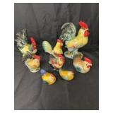 Selection of Ceramic Chicken Form S&P Shakers