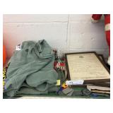 Military Clothing w Patchets & Discharges