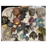 Assortment of Frog & Turtle Figurines
