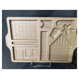 Longaberger Gingerbread Cabin Mold