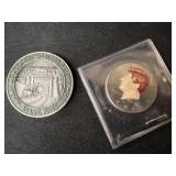 Commemorative Half Dollar & Kennedy Coin