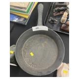 Cast Metal Footed Frying Pan