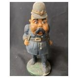 Plaster of Paris Police Officer