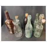 7 Vintage Bottles Incl. Lancaster Dairy Co.
