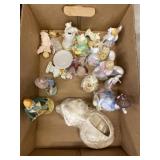 Porcelain Figurines w/ Canner