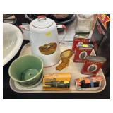 Tobacco Tins, Coffee Pot & Game Calls