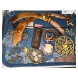 Tray Lot of Eclectic Collectibles
