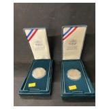 2 Korean War $1 Memorial Coins