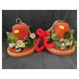 2 Vintage Christmas Bells