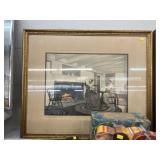 Framed Lithograph